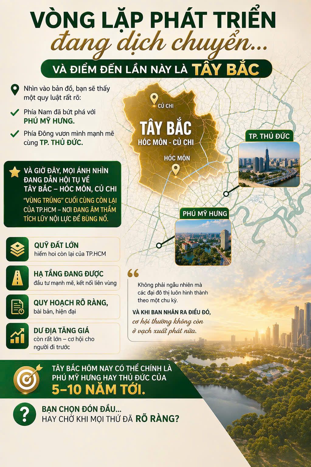 Tiềm năng của dự án Vinhomes Saigon Park Hóc Môn