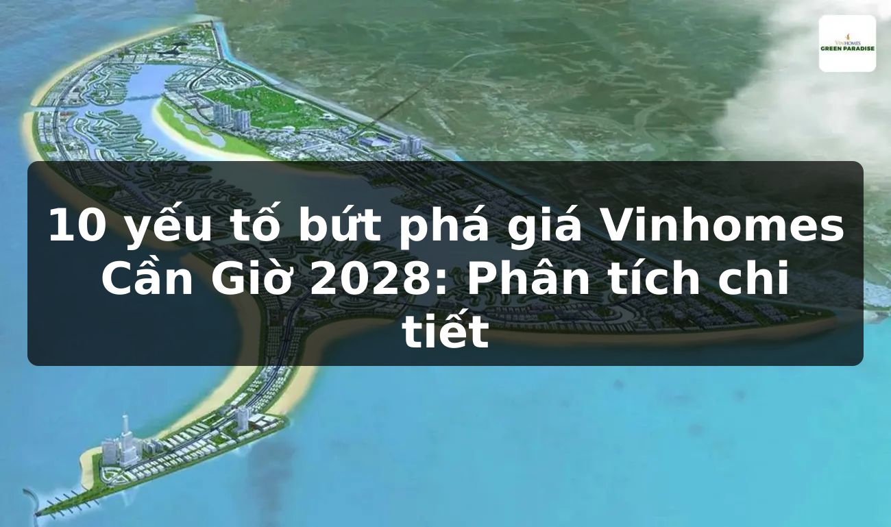 10 yếu tố bứt phá giá Vinhomes Cần Giờ 2028: Phân tích chi tiết