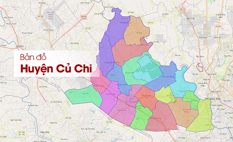 Bản đồ Huyện Củ Chi TPHCM | Cập nhật mới nhất | 2024