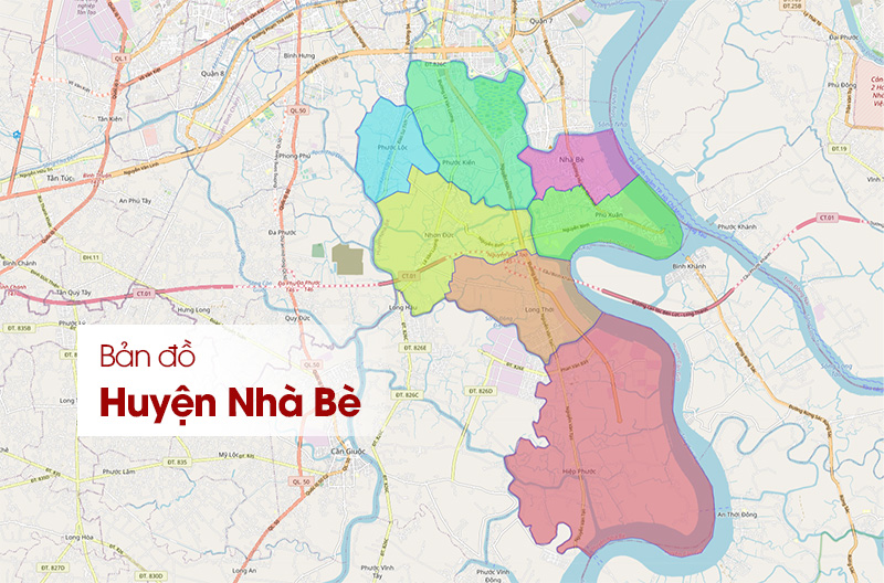 Bản đồ Huyện Nhà Bè TPHCM | Cập nhật mới nhất | 2024