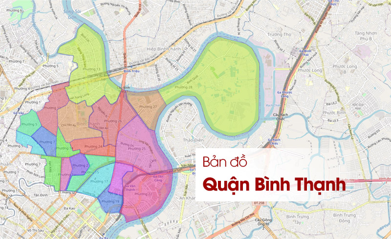Bản đồ Quận Bình Thạnh TPHCM | Cập nhật mới nhất | 2024