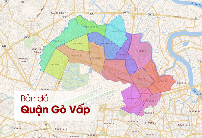 Bản đồ Quận Gò Vấp TPHCM | Cập nhật 2024 | Dữ liệu Địa lý