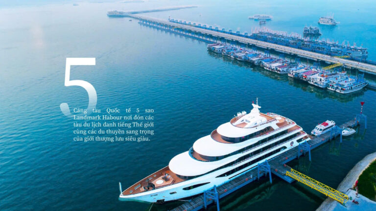 Cảng tàu Landmark Harbour tại Vinhomes Green Paradise Cần Giờ