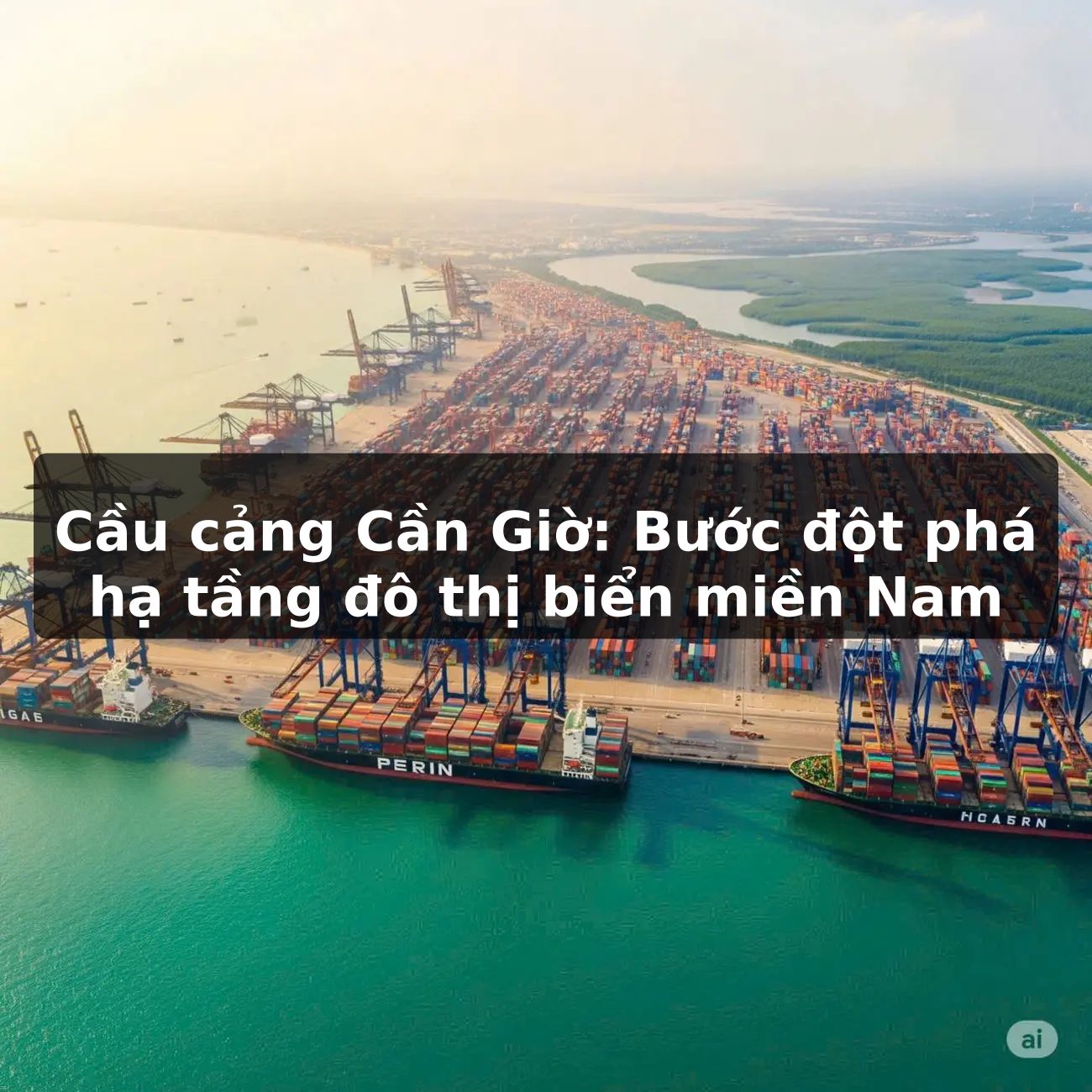 Cầu cảng Cần Giờ: Bước đột phá hạ tầng đô thị biển miền Nam