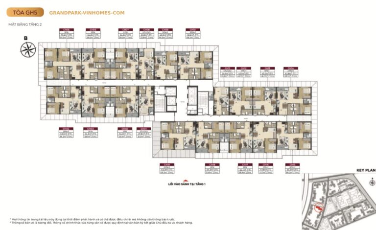 GH5 Glory Heights | Mặt bằng | 2024