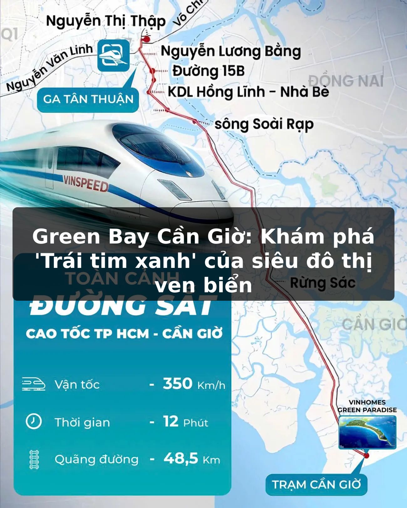 Green Bay Cần Giờ: Khám phá 'Trái tim xanh' của siêu đô thị ven biển