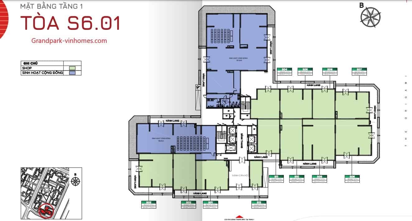 Layout S601 | Diện tích 85m² | 2024