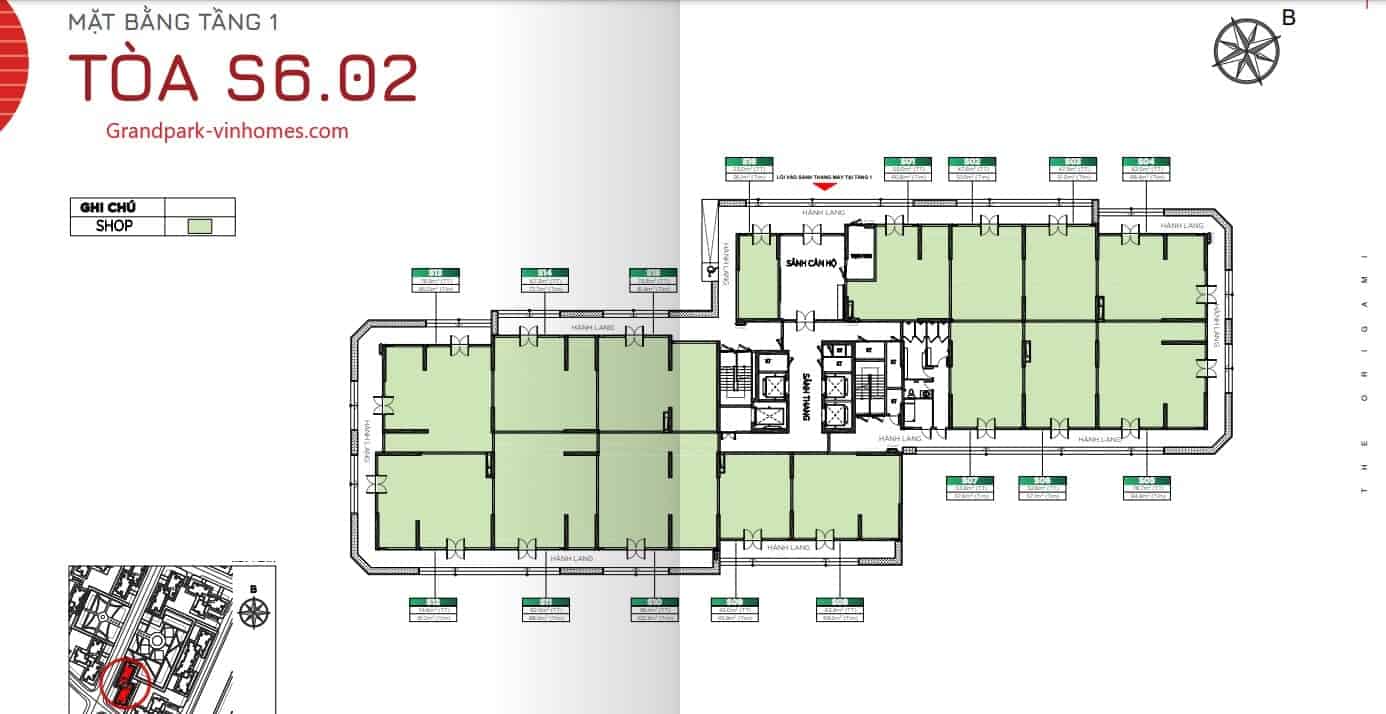 Layout S602 | Diện tích 85m² | 2024