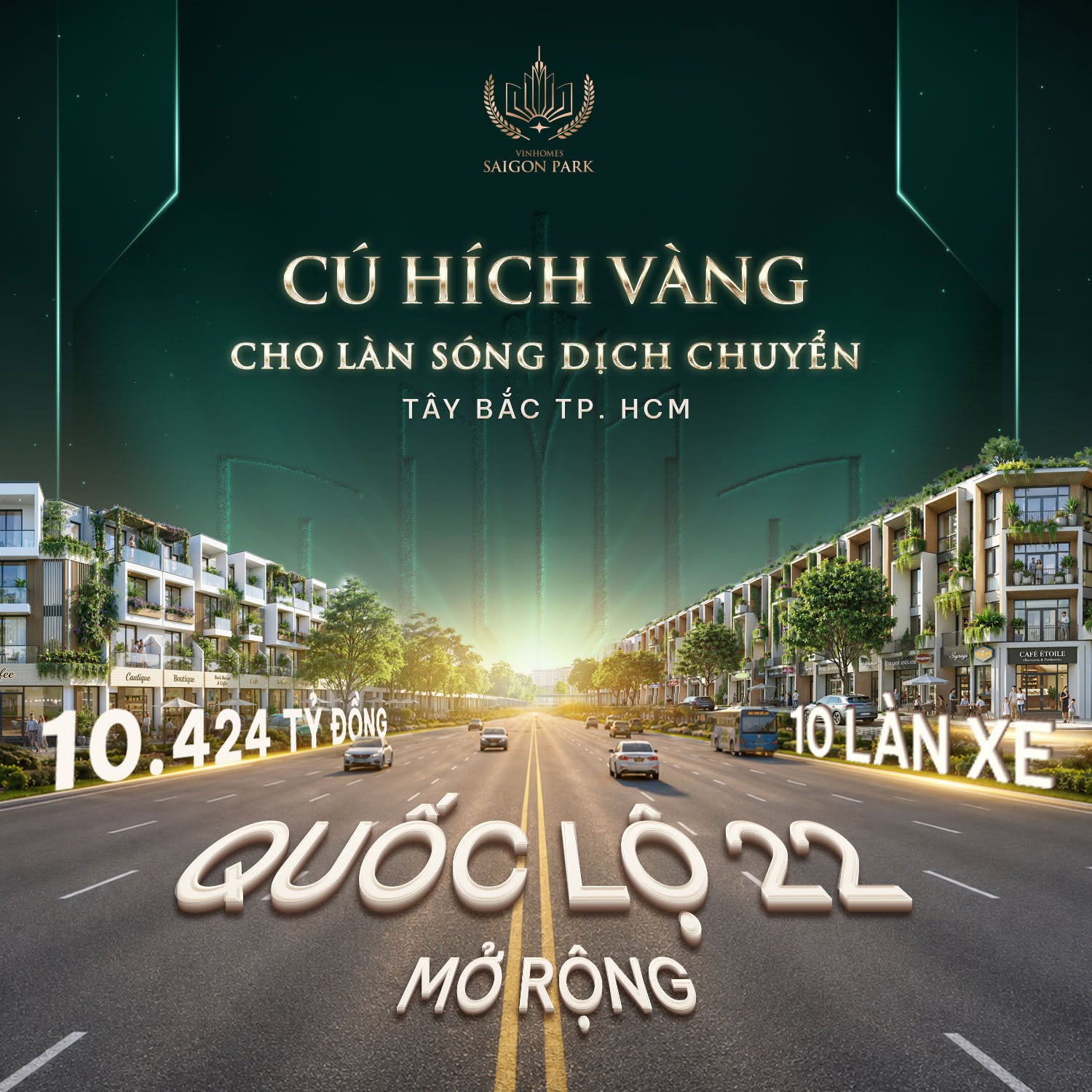 Quốc lộ 22 nâng cấp, thúc đẩy bất động sản Tây Bắc TP.HCM