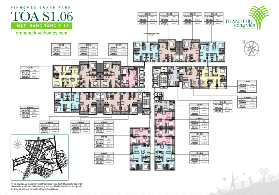 S1.06 - Vinhomes Grand Park | Cấu trúc tòa nhà | 2023