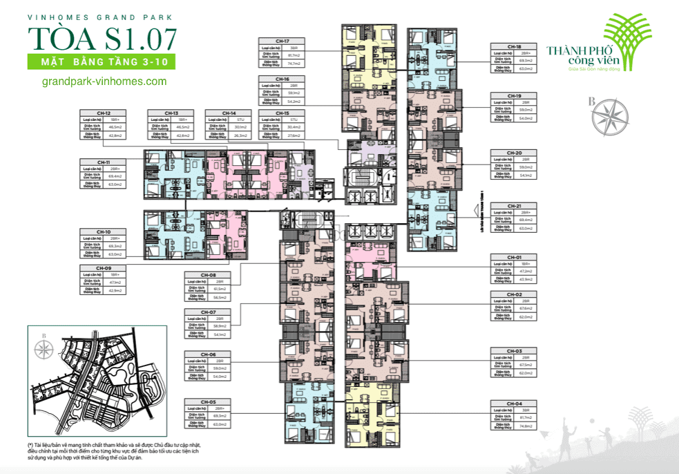 S1.07 - Vinhomes Grand Park | Cấu trúc tòa nhà | 2023