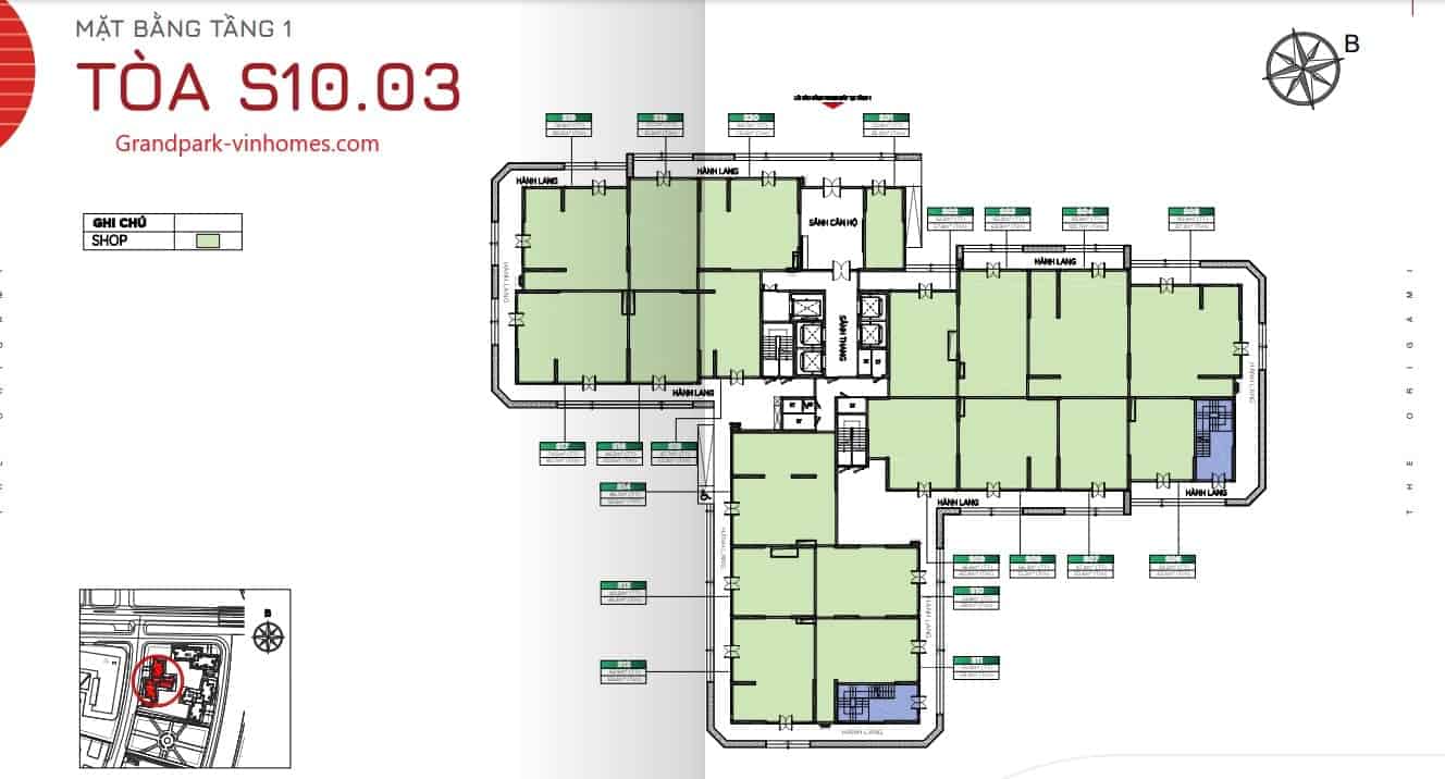 S1003 Layout | The Origami | VINHOMES GRAND PARK | 2024