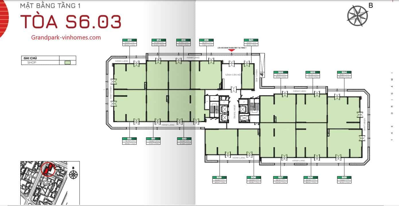 S603 - The Origami | Layout | Vinhomes Grand Park | 2023