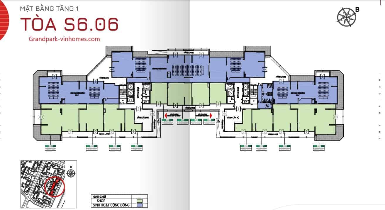 S606 - The Origami VINHOMES GRAND PARK | Layout | 2023