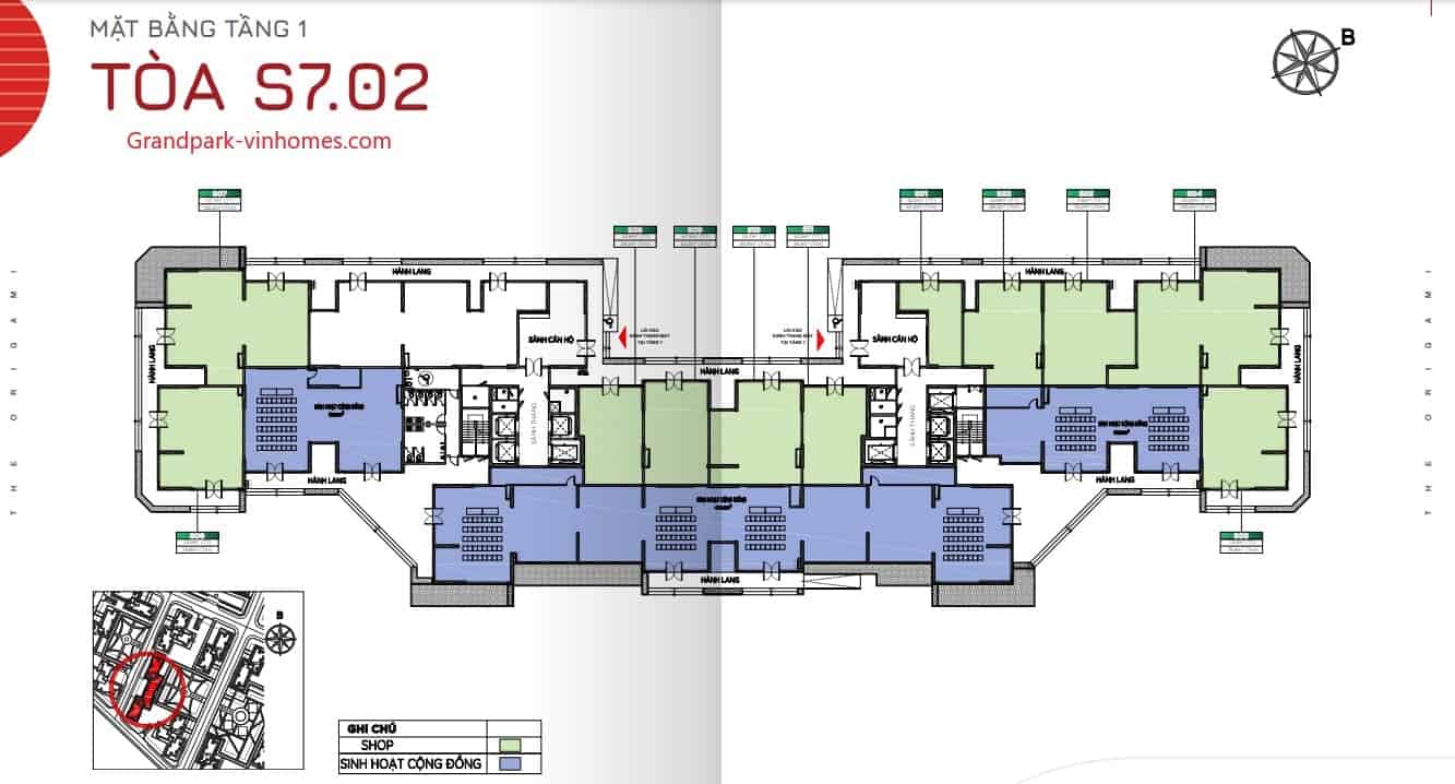 S702_VINHOMES_GRAND_PARK_Layout | Diện tích | 2023