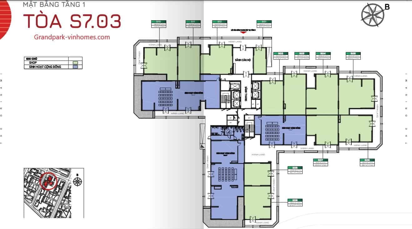 S702_VINHOMES_GRAND_PARK_Layout | Mặt bằng | 2024