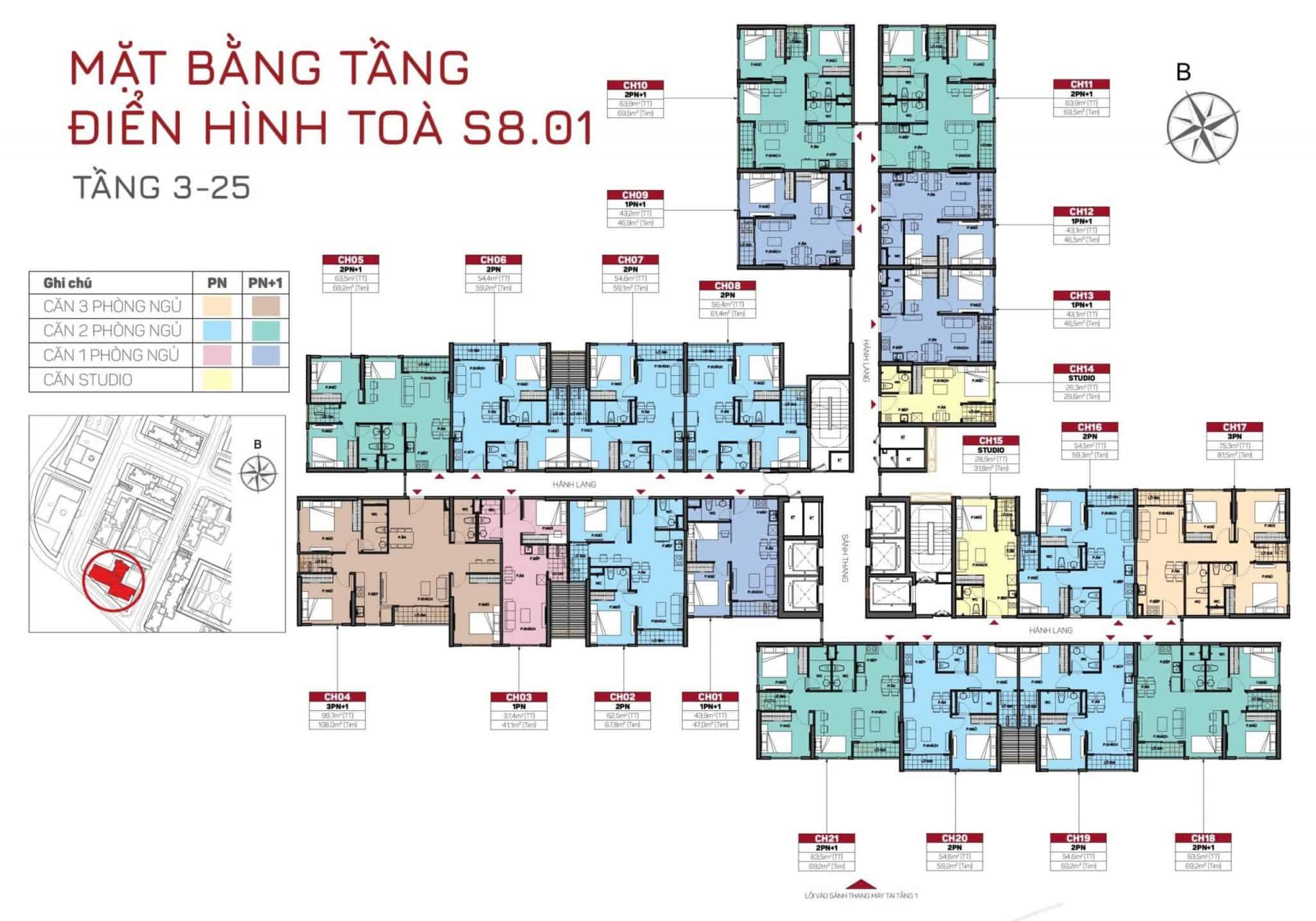 S8 The Origami | Căn hộ | Vinhomes Grand Park | 2023