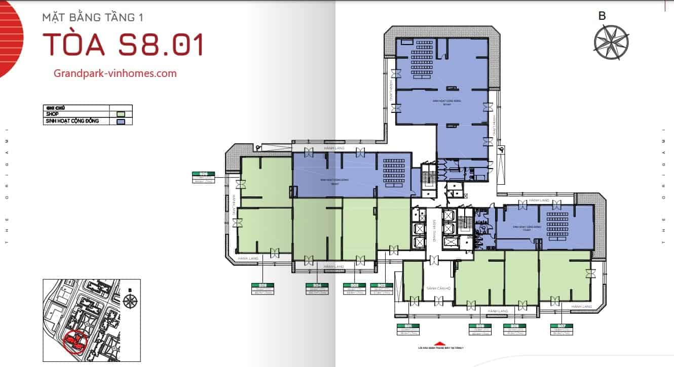 S801_Origami_Vinhomes_Grand_Park_Layout | Diện tích | 2023