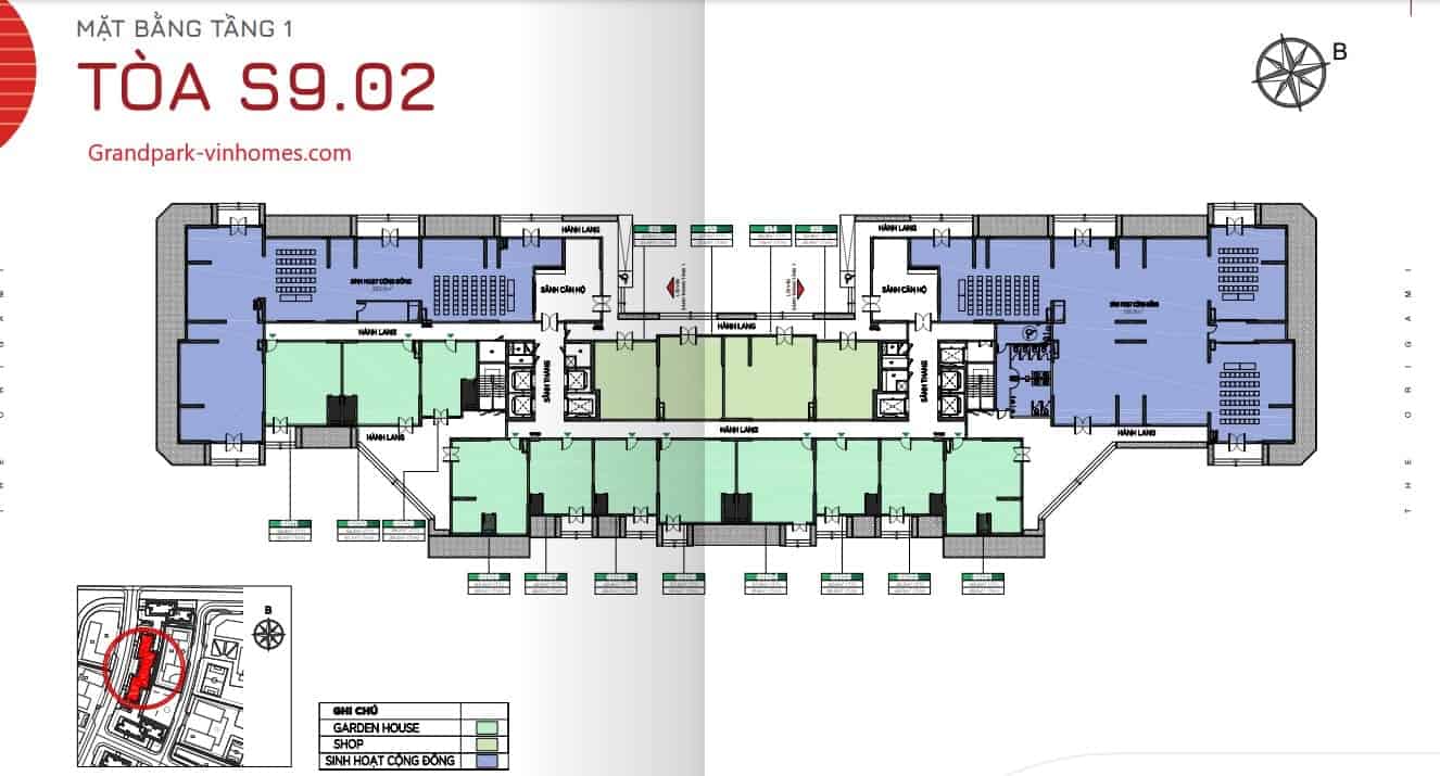 S902_Origami_Vinhomes_Grand_Park_Layout | Diện tích | 2023