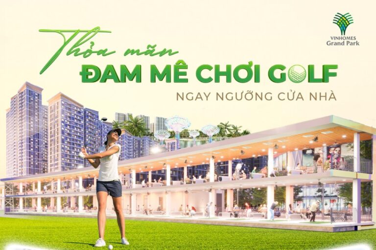 Sân Tập Golf Vinhomes Grand Park | Số 9 Hố | 2023