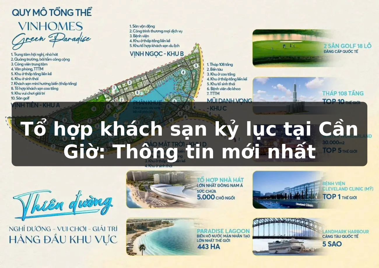 Tổ hợp khách sạn kỷ lục tại Cần Giờ: Thông tin mới nhất