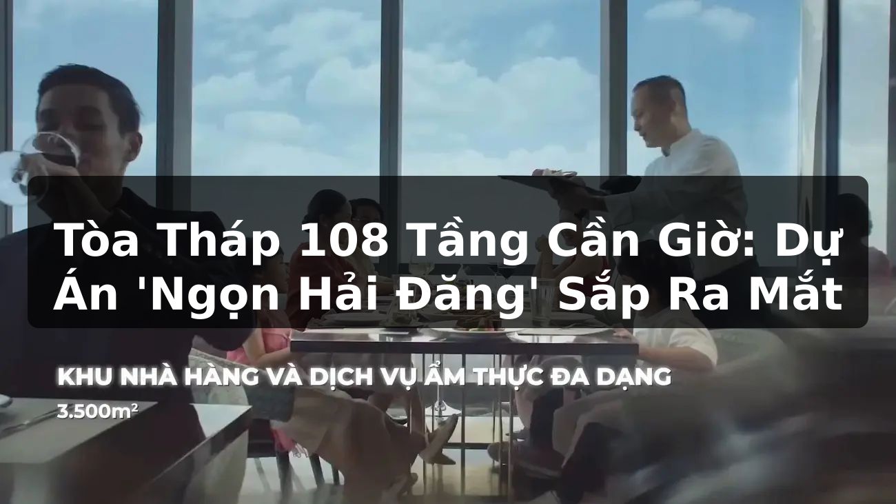 Tòa Tháp 108 Tầng Cần Giờ: Dự Án 'Ngọn Hải Đăng' Sắp Ra Mắt