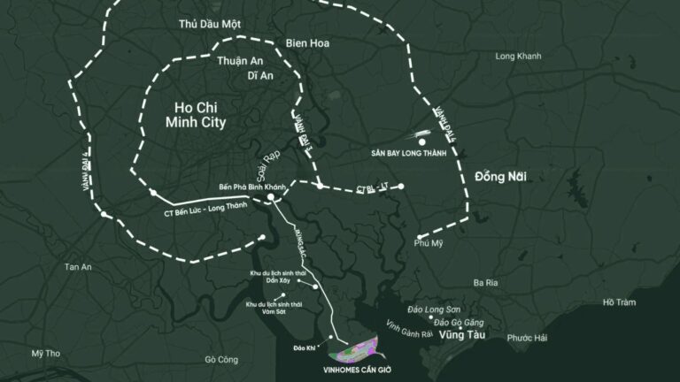 Vị trí Vinhomes Green Paradise Cần Giờ: Kết nối giao thông thuận tiện