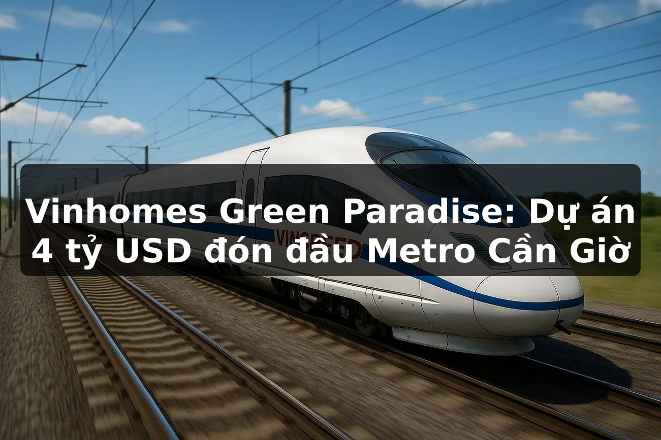 Vinhomes Green Paradise: Dự án 4 tỷ USD đón đầu Metro Cần Giờ