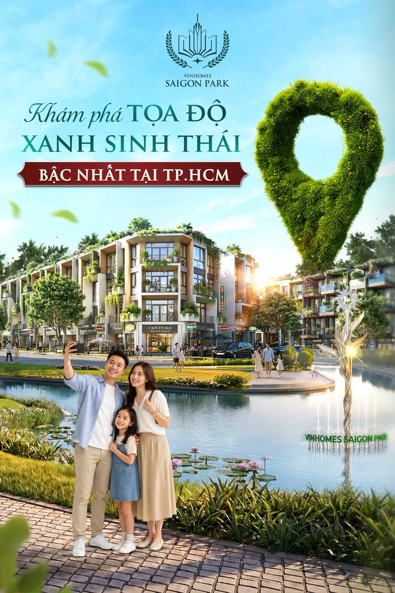 Vinhomes Hóc Môn - Không gian sống xanh theo tiêu chuẩn ESG